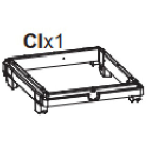 R CORNICE CL X PATTUMIERA 1 ANTA CM.34X39X88H ECOLINE1 TERRY- 1,0 pz