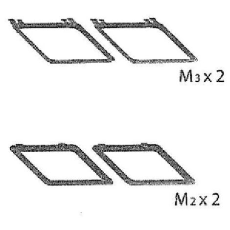 R CORNICE M2+M3 x PATTUMIERA 2 ANTE CM. 68X37X90H ART PLAST