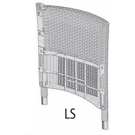 R FIANCO LS X ALLIBERT/KETER SET IOWA BALCONY CAPPUCC.