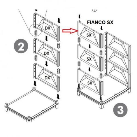 R FIANCO SX X KIT LAVATOIO RESINAANTIACIDO