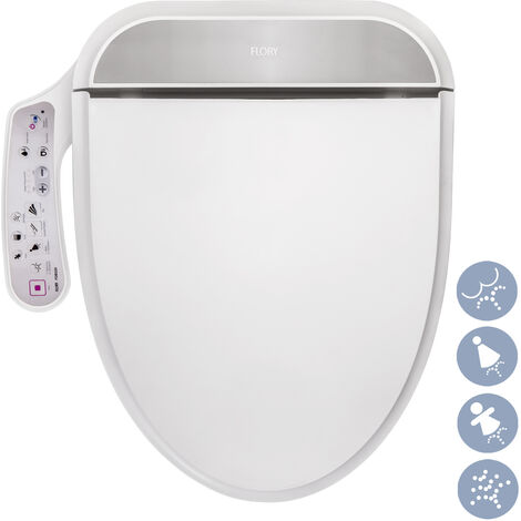 R FLORY Abattant WC japonais lavant électronique, Luxe Désodorisation Intelligent - FDB320 (Normal-EU)