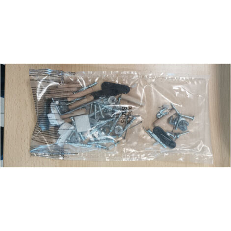 R KIT MONTAGGIO X KIT ARMADIO 2 ANTE + 2 CASSETTI 82X46X184,3 BIANCO- 1,0 confezione