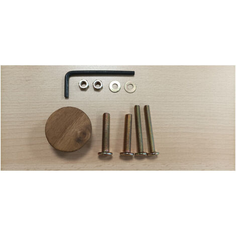 R KIT MONTAGGIO X TAVOLO LEGNO RETTANGOLARE PIEGHEVOLE CM 140X80X72- 1,0 confezione