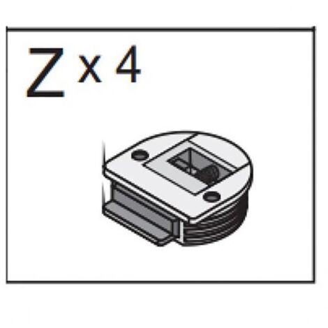 R MECCANISMO Z X 4 X KIT ARMADIO 2ASC CM.120X50X200H RO/BIA