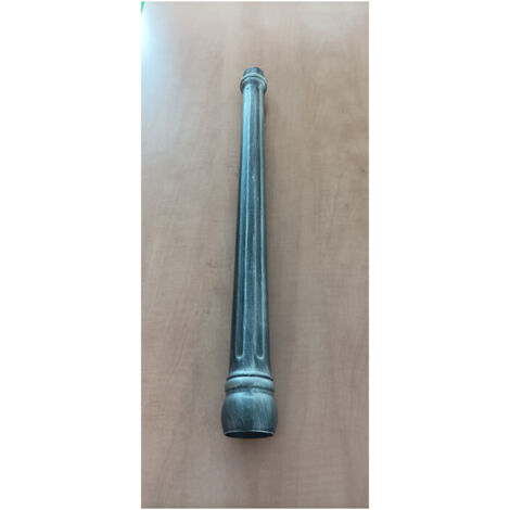 R PALO SUPERIORE X LAMPIONE NEW YORK H CM.200 A 2 LUCI GRIGIO- 1,0 pz