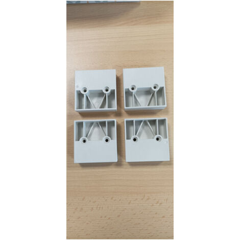 R PIEDI X ARMADIO MULTIUSO C/SPECCHIO 1C+6R CM.72X37X195 B/CO CEMENTO- 1,0 confezione