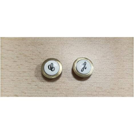 R TAPPINO ACQUA CALDO/FREDDO X SERIE SOFIA MONOF. BIDET CROCE BRONZATO- 1,0 confezione
