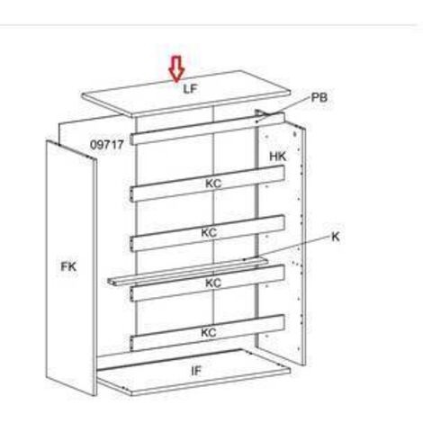 R TOP LF X KIT CASSETTIERA 5C NOVA 77X40X107 BIANCA