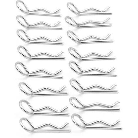 R type car body clip loop pin universal 1/8 1/10 1/18 scale model car body locking pin wave pin body loop