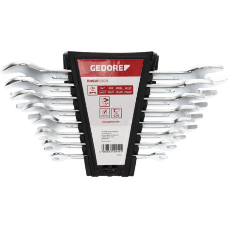 R05105008 Doppelmaulschlüssel Satz SW6-22 mm 8-teilig