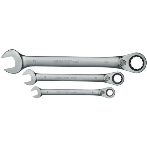 R07205012 Ringratschenmaulschlüssel Satz SW8-19 mm 12-teilig