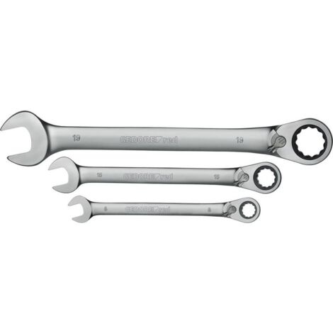 R07205012 Set di chiavi a bocca a cricchetto SW8-19 mm 12 pezzi