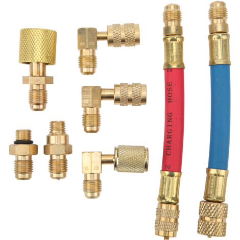 R134A R12 voiture A/C climatiseur réfrigération conversion adaptateur connecteur Kit de tuyau