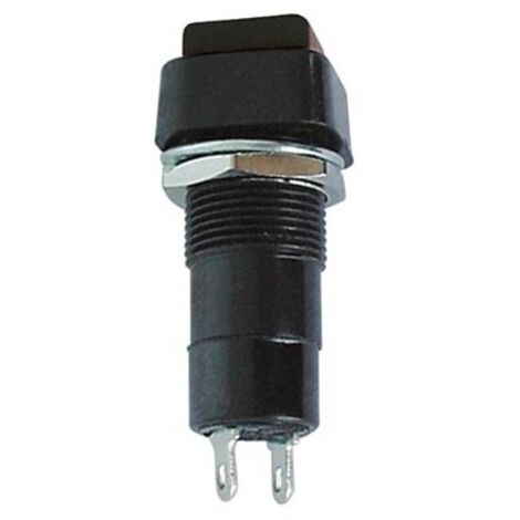 R18-23 BOUTON-POUSSOIR ON-(OFF) NOIR 3A/125V VELLEMAN R1823C/125