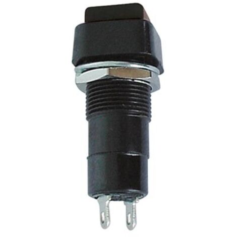 R18-23A BOUTON-POUSSOIR OFF-ON NOIR 3A/125V VELLEMAN R1823A/B/125