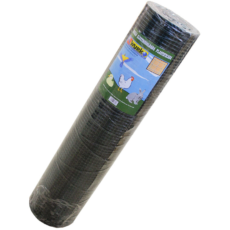 Wurko - maille électro-soudée 13x13MM 1 mt plastifiée