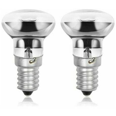 R39 E14 40W Lava Bulbs Small Edison Screw SES Reflector Lava Lamps Warm White 2800K R39 Dimmable (2pcs)
