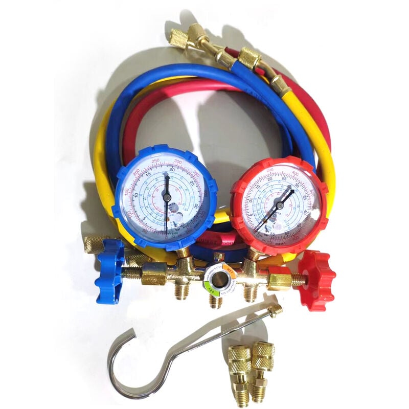 

R410A R22 Manifold Gauge Set AC A / C 5FT Color Manguera Aire acondicionado HVAC 60 ''