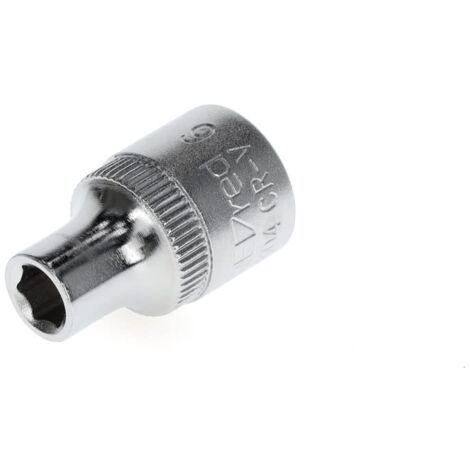 R51000604 Inserto per chiave a bussola 3/8" 6 facce 6 mm Lunghezza 28 mm