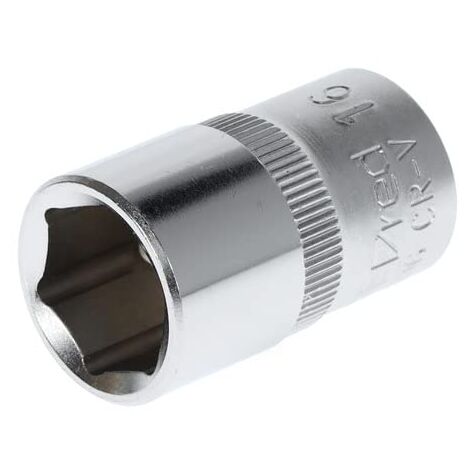 R61001606 Inserto per chiave a bussola 1/2" 6 facce 16 mm Lunghezza 38 mm