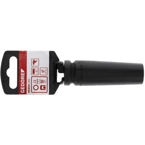 R63001316 Vaso de impacto 1/2" hexagonal 13 mm longitud 78 mm