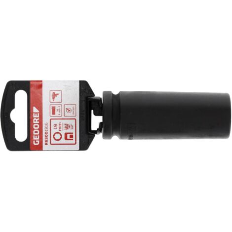 R63001916 Vaso de impacto 1/2" hexagonal 19 mm longitud 78 mm