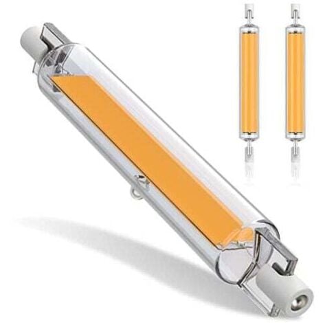 SNQ R7S 118 mm 20 W dimmbare LED-Lampe, Warmweiß 3000 K 3000 lm, linearer Ersatz für Halogenlampe J118 20 W, 360-Grad-Beleuchtung, flimmerfrei, R7S OCB-LED-Röhren für Flutlicht