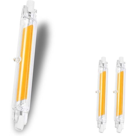 R7S 118-mm-LED-Lampen, dimmbar, 20 W, warmweiß (3000 K), 2000 lm, 220–240 V Wechselstrom, 360°-Abstrahlung, 2er-Pack
