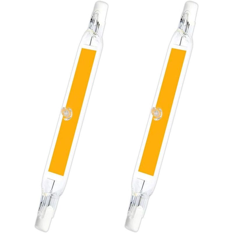 Ugreat - R7S 78mm led 5W Blanc Chaud 3000K, 500LM, R7S J78 cob led Linéaire Remplacer Crayon Halogène 40W 50W, Ampoule R7S led 78mm Slim pour Mini