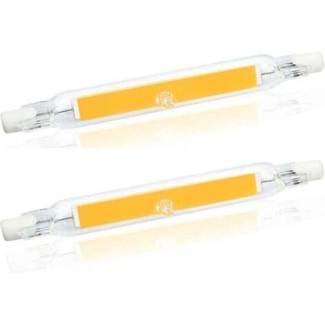 R7s 78mm LED-Lampe, 5W, warmweiß 3000K, linearer COB, ersetzt 40W und 50W Halogenlampen, 2er-Pack.