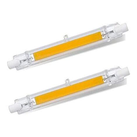 Ranpo Dimmable R7s LED 78mm 118mm COB Light Bulb 7W 12W 15W 25W Ceramics  Glass Tube Lights Equivalent 50W - 250W Halogen 110V 220V Bulb