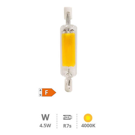R7S LED 78mm BLANC NEUTRE 4000K COB