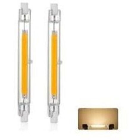 R7s Led Bulb 118mm 30w Dimmable, Warm White 3000k 3000lm, Linear Replace J118 300w Halogen Lamp, 360