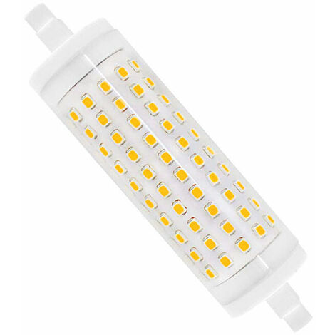 R7S LED Bulb 118mm15W Dimmable Warm White 3000K, Equivalent to J118 R7S 150W-200W Halogen Pencil Lamp, AC 220V, R7S LED Ceramic for Studio/Living Room, [Energy Class A]