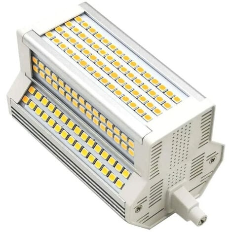 R7S LED Bulb 50W Warm Light Dimmable 3000k Double Ended J118 J Type 118mm 4.64 LED Spotlight 5000LM 500W Equivalent Halogen Street Light 200 Degree Indoor and Outdoor (3000k)