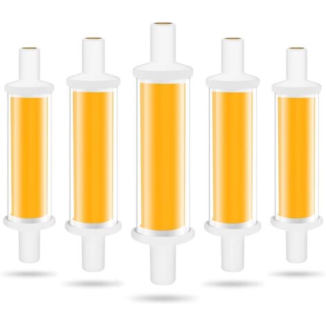 R7S-LED-Glühbirne, 78 mm, 4,2 W. R7S-LED-Leuchtmittel, entspricht 50 W Halogenlampe, warmweißes Licht, 3000 K, 600 LM, COB. R7S-LED-Röhre, nicht dimmbar, 360° Abstrahlwinkel, flimmerfrei