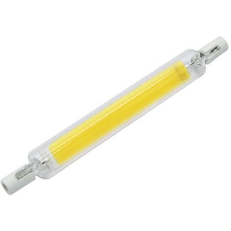 LANGRAY R7S LED-Leuchtmittel, 118 mm, dimmbar, 20 W, R7S LED-COB-Leuchtmittel, R7S LED, 118 mm, hohes Lumen, Kaltweiß 6000 K, 1000 lm, 360°-Strahlbeleuchtung, flimmerfrei, AC 220–240 V, 2er-Pack [Energieklass