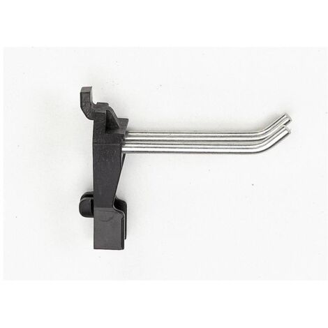 raaco 110747 Gancio per utensili clip 2-60 mm doppio gancio (L x L x A) 27 x 79 x 60 mm 3 pz.