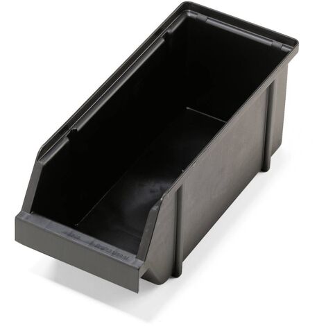raaco 113021 ESD Cassetta impilabile da magazzino (L x A x P) 125 x 126 x 300 mm Nero 1 pz.
