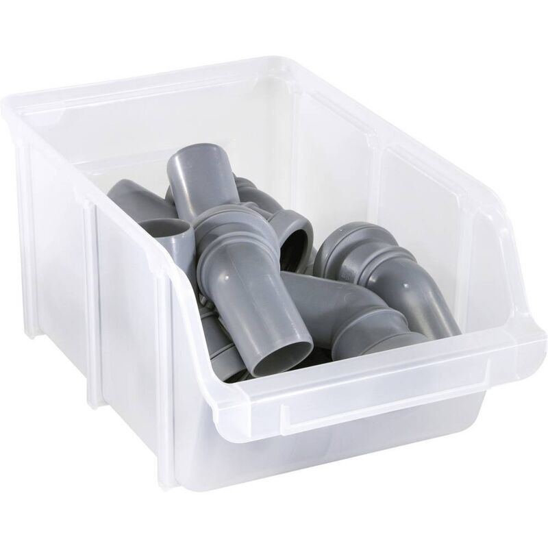 raaco 130110 Cassetta impilabile da magazzino Trasparente 1 pz.