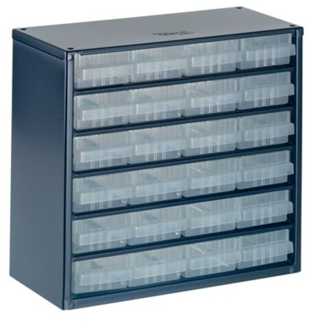 raaco 624-01 Kleinteilemagazin (B x H x T) 306 x 283 x 150 mm Anzahl Fächer: 24   Inhalt 1 St.