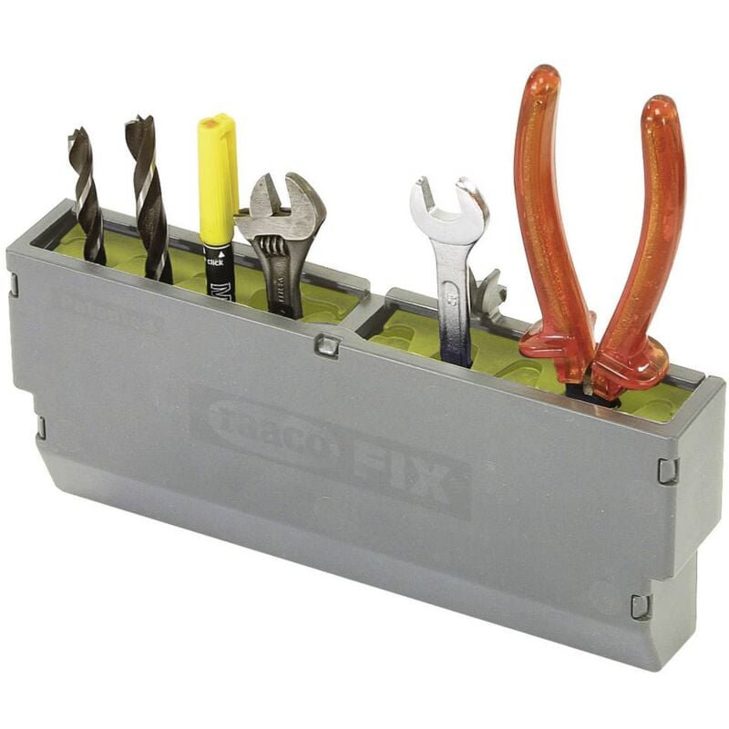 Raaco - 136839 Porte-outils Fix petit, 2 pièces par set (l x l x h) 242 x 38 x 100 mm 1 pc(s)