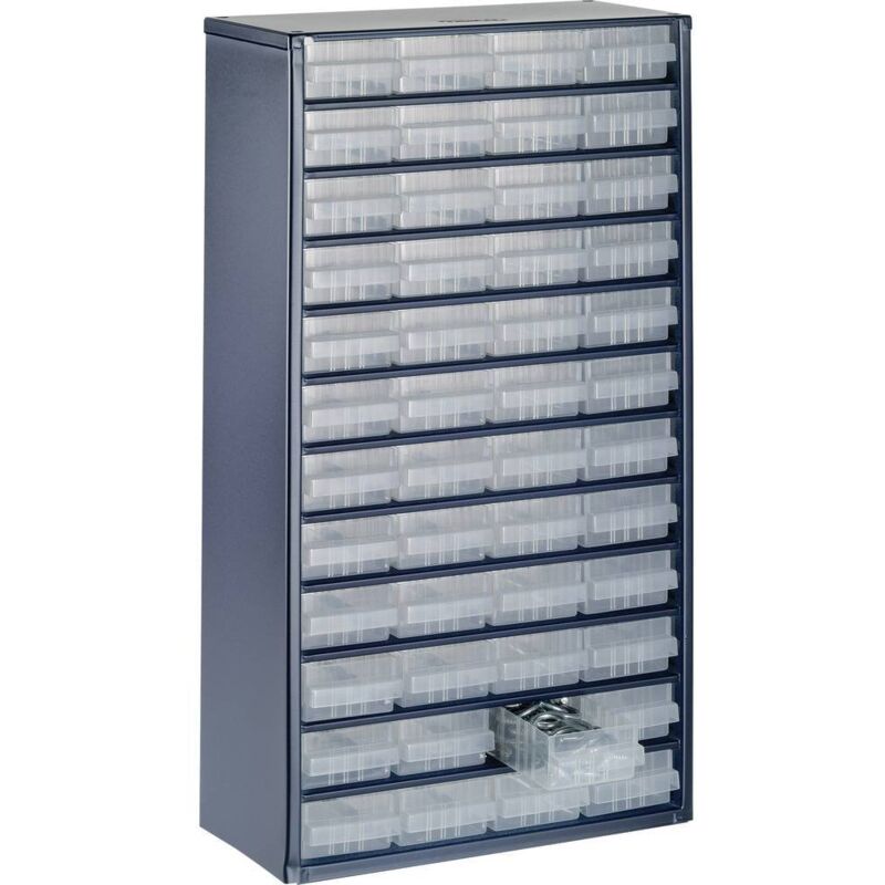 1248-01 Armoire à tiroirs (l x l x h) 306 x 150 x 552 mm Nombre de compartiments: 48 Contenu 1 pc(s) - Raaco