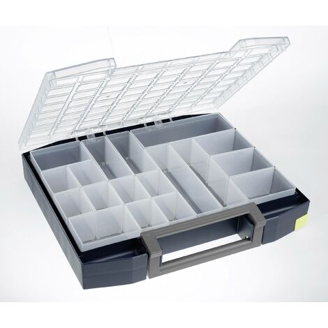 Sortimo W-BOXX 102 6100000371 Boîte à outils vide noir, transparent -  Conrad Electronic France