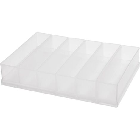 raaco Inserto per valigetta porta minuteria (L x L x A) 238 x 168 x 47 mm Scomparti: 6 Contenuto 1 pz.