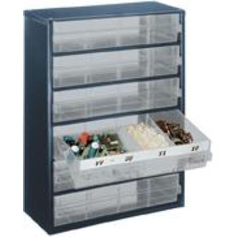 Raaco Schubladenmagazin mit 6 Laden Typ 150-03 blau