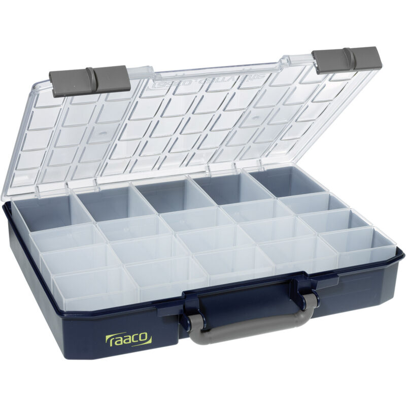 Raaco Carrylite 80 5x10-20 Sortimentskoffer (b X H X T) 413 X 79 X 330 Mm Anzahl Fächer, 20 Inhalt
