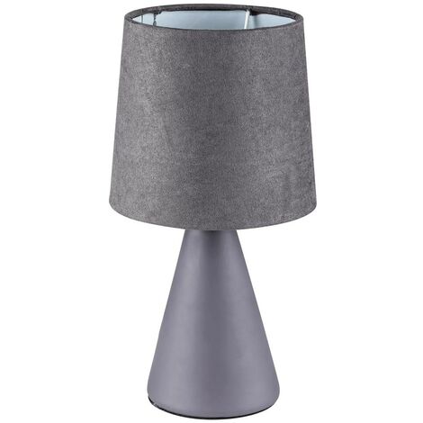 Tischleuchte grau | Tischlampen