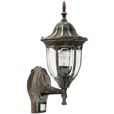 rabalux 8370a + + to e, Milano Lampada da parete, metallo, 60Watts, E27, Oro antico, 22X 16, 5x 28cm