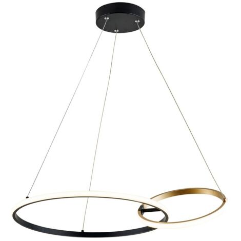 Rabalux Emilion lampada a sospensione LED 36W nera oro